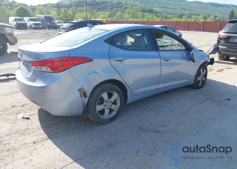 2012 Hyundai Elantra Gls (Ulsan Plant) z USA, uszkodzony, nr VIN KMHDH4AE2CU423585